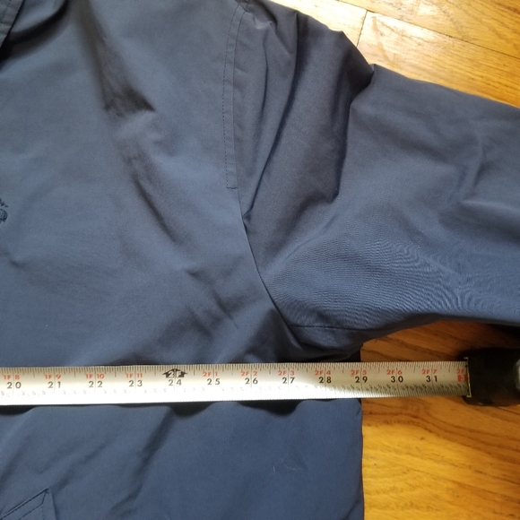 Brooks Brothers Full Zip Cotton 2XL Collared Navy Plaid Jacket  Lined - Picture 11 of 13